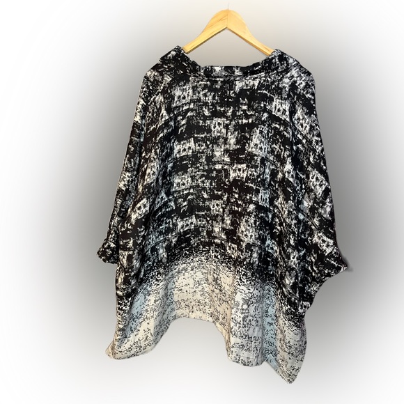 MARLAWYNNE WOMEN'S PLUS SIZE STIPPLE JACQUARD JACKET 1X - Picture 4 of 10